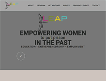 Tablet Screenshot of leapforladies.org